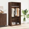 vidaXL Garde-robe ch&ecirc;ne marron 100x50x200 cm bois d'ing&eacute;nierie