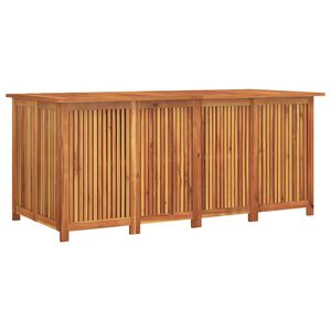 vidaXL Bo&icirc;te de rangement de jardin 175x80x75 cm bois massif d'acacia