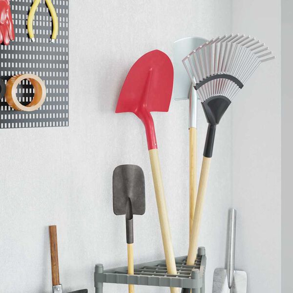 vidaXL Tête de pelle Rouge 39,5 x 27,5 cm Acier enduit de poudre