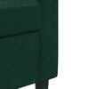 vidaXL Canap&eacute; &agrave; 2 places Vert fonc&eacute; 140 cm Velours