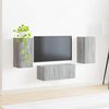 vidaXL Ensemble meuble TV 6 pcs Gris Sonoma Bois d'ing&eacute;nierie