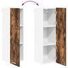 vidaXL Armoire suspendue Ch&ecirc;ne fum&eacute; 30 x 31 x 100 cm Bois d'ing&eacute;nierie