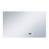 vidaXL Miroir &agrave; LED et capteur tactile et affichage d'heure 100x60 cm
