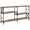 vidaXL Table console Ch&ecirc;ne artisanal 150 x 29 x 76,5 cm