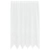 vidaXL Rideau en Dentelle Blanc 140 x 150 cm Polyester