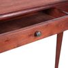 vidaXL Table console Marron classique 110x30x75cm Bois d'acajou massif