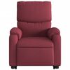 vidaXL Fauteuil inclinable de massage Rouge bordeaux Tissu