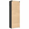 vidaXL Armoire de rangement noir 80x42,5x225 cm bois d'ing&eacute;nierie