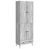 vidaXL Ensemble de Meubles 2 pcs Sonoma gris Bois d'ing&eacute;nierie