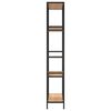 vidaXL Étagère à livres 80x30x180 cm Acier et bois d'ingénierie