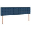 vidaXL Lit de Rangement Bleu 200 x 200 cm Cuir synth&eacute;tique