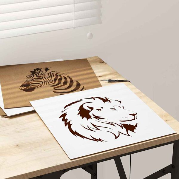 vidaXL Panneaux d&eacute;coratifs 12 pcs Blanc 30 x 30 x 0,27 cm