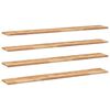 vidaXL &Eacute;tag&egrave;res flottantes 4 pcs 120x20x2 cm acacia massif &agrave; l'huile