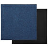 vidaXL Tapis 20 pcs Bleu fonc&eacute; 50 x 50 cm 100% Polypropyl&egrave;ne