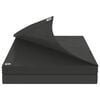 vidaXL B&acirc;che avec &oelig;illets Gris anthracite 8 x 10 m 90 gsm PE