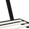 vidaXL Cadre de lit pour enfants noir 90x190 cm bois de pin massif