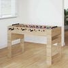 vidaXL Table de Foosball Ch&ecirc;ne Sonoma 125 x 60,5 x 80 cm