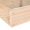 vidaXL Jardini&egrave;re de jardin &agrave; 4 niveaux 106 x 104,5 x 36 cm Bois de pin massif