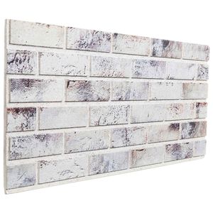 vidaXL Panneaux muraux 10 pc 100 x 50 cm Gris clair et noir Mousse EPS