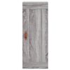 vidaXL Buffet haut Sonoma gris 34,5x34x180 cm Bois d'ing&eacute;nierie