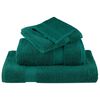 vidaXL Serviettes de sauna de qualit&eacute; sup&eacute;rieure SOLUND 4 pcs vert
