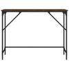 vidaXL Table console chêne marron 100x32x75 cm bois d'ingénierie