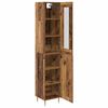 vidaXL Haut Armoire 2 pcs Bois Ancien Bois d'ing&eacute;nierie