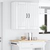 vidaXL Armoire de cuisine Lucca Blanc brillant 80 x 31 x 80 cm