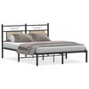 vidaXL Cadre de lit sans matelas chêne sonoma 137x190 cm