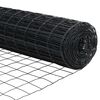 vidaXL Cl&ocirc;ture Euro Gris 0,4 x 25 m Fer rev&ecirc;tu de PVC