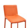 vidaXL Tabourets de bar lot de 2 orange similicuir
