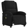 vidaXL Fauteuil inclinable de massage &eacute;lectrique noir velours