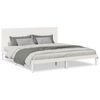 vidaXL Cadre de lit extra long sans matelas 180x220 cm bois massif