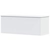 vidaXL Boîte de rangement blanc 90x35x35 cm bois d'ingénierie