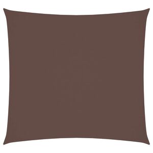 vidaXL Voile de parasol tissu oxford carr&eacute; 2x2 m marron