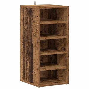 vidaXL Armoire &agrave; chaussures vieux bois 32x35x70 cm bois d'ing&eacute;nierie