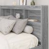 vidaXL Tête de lit de rangement Gris Sonoma 160 cm Bois d'ingénierie