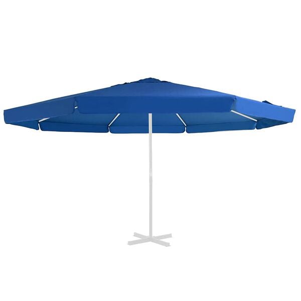 vidaXL Tissu de remplacement pour parasol d'ext&eacute;rieur Bleu azur&eacute; 515cm