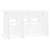 vidaXL Support pour aquarium blanc 101x41x58 cm bois d'ingénierie