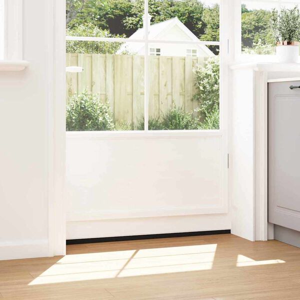 vidaXL Brosses d'&eacute;tanch&eacute;it&eacute; pour porte &agrave; visser 2 pcs Blanc 100 cm