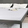 vidaXL Matelas Blanc 140 x 200 cm Tissu jacquard