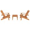 vidaXL Ensemble de salon de jardin Adirondack 3 pcs bois acacia solide