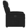 vidaXL Fauteuil inclinable électrique noir tissu microfibre
