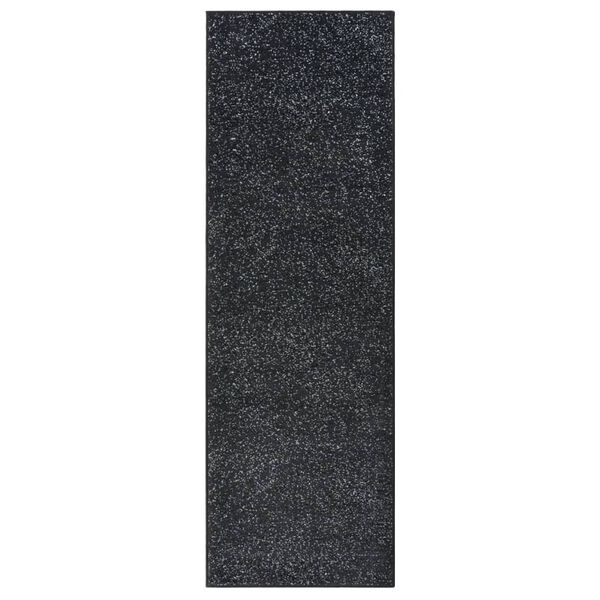 vidaXL Tapis BCF Anthracite 100x300 cm