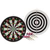 Abbey Darts Cible avec double face incluant 2 fl&eacute;chettes 52AZ-UNI-Uni