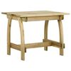 vidaXL Table de jardin 110x74x75 cm Bois de pin impr&eacute;gn&eacute;