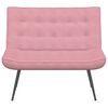 vidaXL Banc rose 110x74x84 cm velours