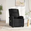 vidaXL Fauteuil électrique de massage Noir Tissu