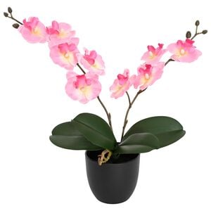 vidaXL Plante d'orchid&eacute;e artificielle Rose 36 x 10 x 30 cm