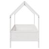 vidaXL Cadre de lit d'enfants forme de maison sans matelas pin